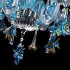 Crystal blue chandelier EL4188303-3TN - detail