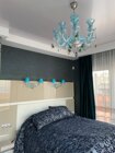 Crystal blue chandelier for bedroom EL4188303-3TN
