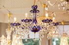 Crystal chandelier blue EL601613