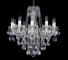 Traditional Crystal Chandeliers L094CL  - silver 