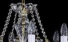 Lámpara de araña de cristal tallada L028CE - detalle