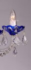 Crystal chandelier blue LLCH05-BLUE - detail 