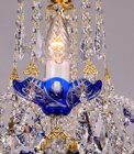 Lámpara de cristal azul LLCH05-BLUE - detalle