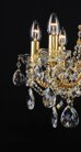 Lámpara de cristal dorada LLCH08-COATED-CRYSTAL-D - detalle