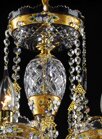 Lámpara de cristal dorada LLCH08-CRYSTAL-GOLD - detalle