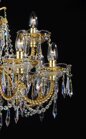 Golden crystal chandelier LLCH12-CRYSTAL-GOLD - detail 