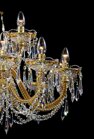 Golden crystal chandelier LLCH18-CRYSTAL-GOLD - detail 