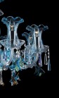 Lámpara de cristal azul EL4188303-3TN - detalle