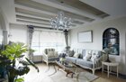 Crystal blue chandelier for living room  EL619811