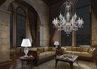 Living Room  Cut Glass Crystal Chandelier  L16041CE