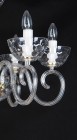 Glas Kronleuchter glatt EL225607 - Kerzendetail