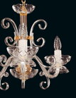 Glas Kronleuchter glatt EL412300 - Detail 