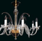 Clear Glass Chandelier EL450800 - detail 