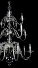 Lámpara de araña de cristal lisa LW513200100G - detalle