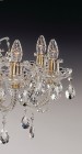 Chandelier crystal  EL620819SWPB  - candle detail