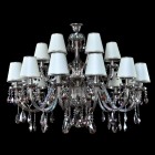 Luxury chandelier with Shades LW167181101 - silver 