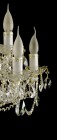 Tradičný krištáľový luster ALS0912021 - detail sviečky