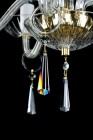 Glas Kronleuchter glatt  L147CE - Detail 