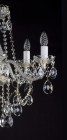 Tradiční křišťálový lustr L097CL - detail svíčky 