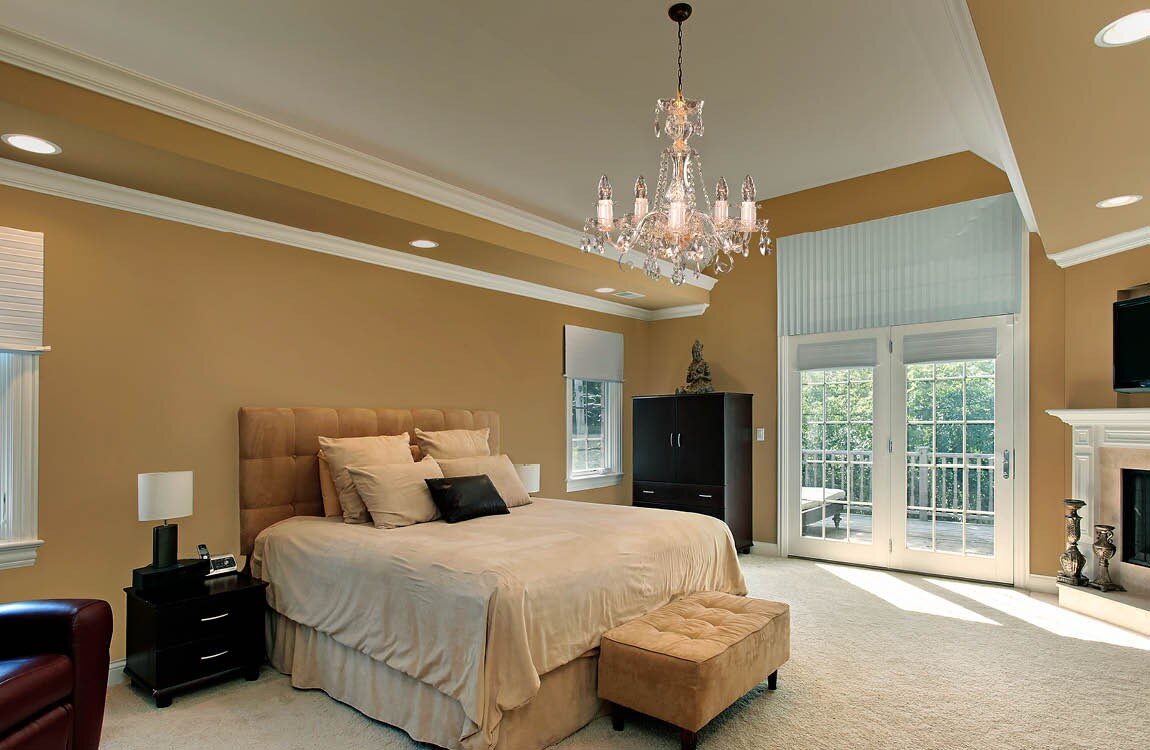 Bedroom in country style crystal chandelier EL115502