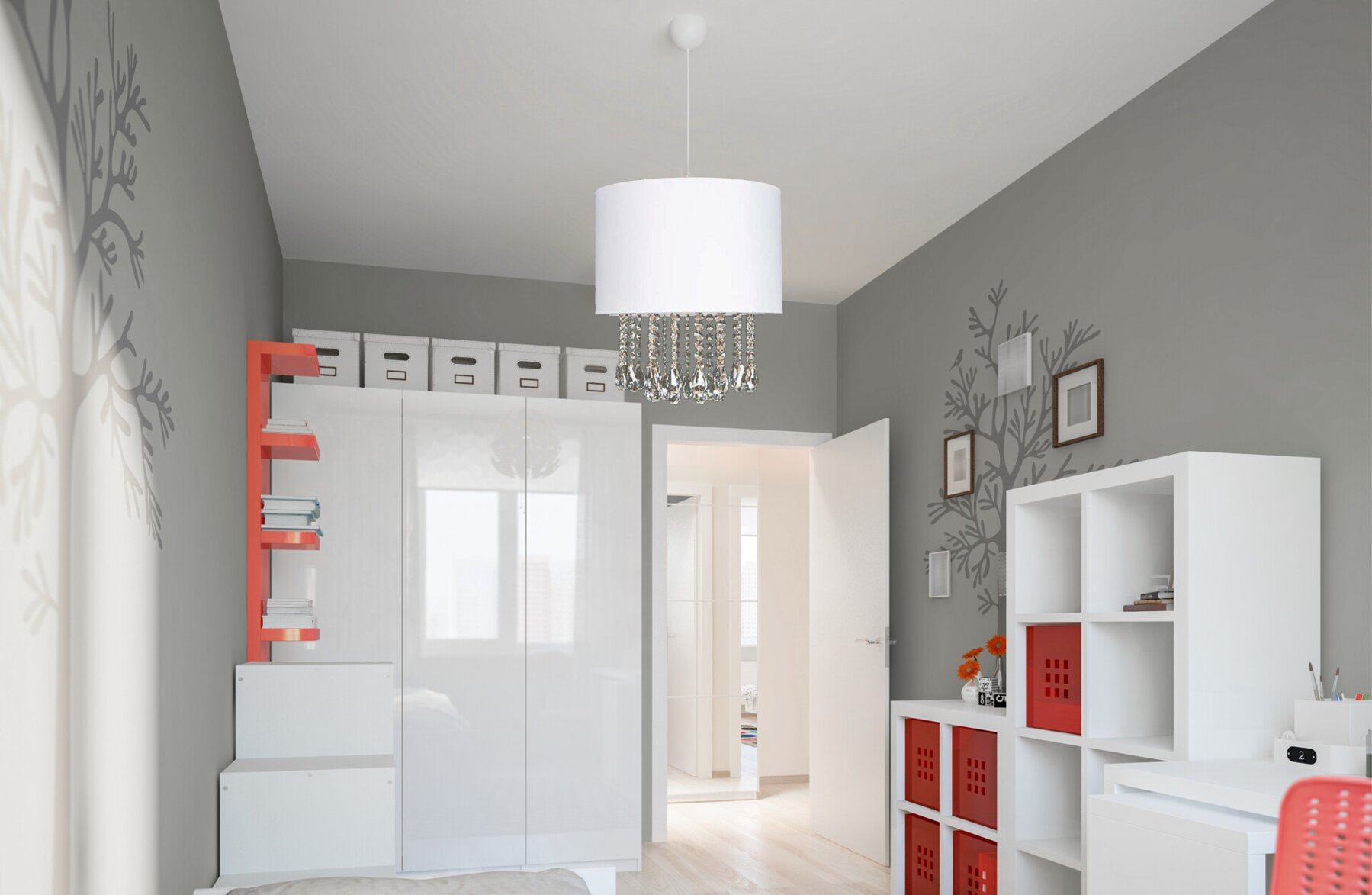 Bedroom in modern style pendant light EL190109