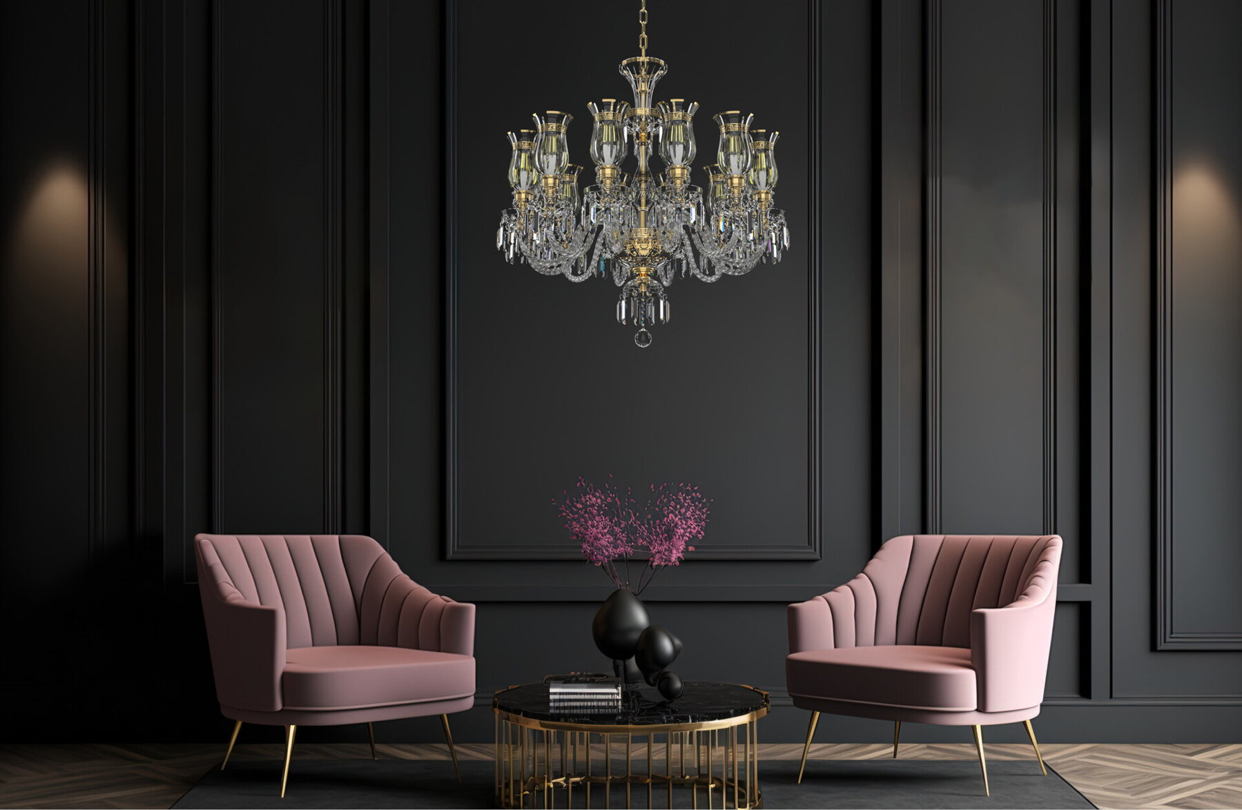 Living Room Crystal Chandeliers EL6781203ABT