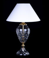 Tischlampe mit Kristallfuß AS147
