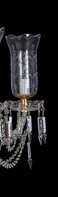 Kronleuchter aus Geschliffenem Kristall EL673619T - Kerzendetail