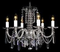 KRISTALL KRONLEUCHTER LB40500624P100S - silber