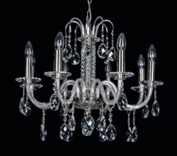 Kristall Kronleuchter modern EL217801 - silber 