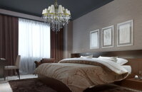 Luxus Kronleuchter mit Schirm LW169182101 für Schlafzimmer