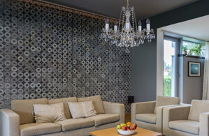 Crystal chandelier for living room