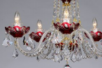 Chandeliers Red | ARTCRYSTAL.CZ