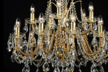 Chandeliers Gold | ARTCRYSTAL.CZ