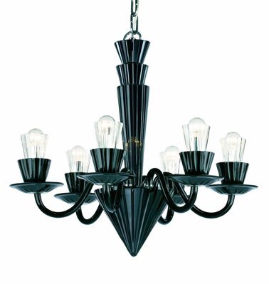 Luster moderný Preciosa Humprecht 6 Black