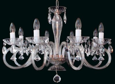 Clear Glass Chandelier EL2248022