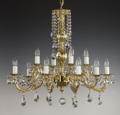 Chandelier cast brass AL093