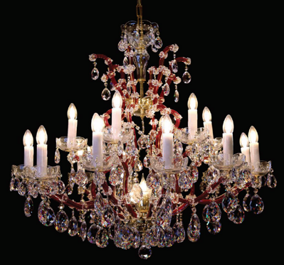 Kronleuchter Maria Theresia BXL10920Z219Red