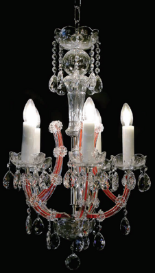 Kronleuchter Maria Theresia BXL10932R205red