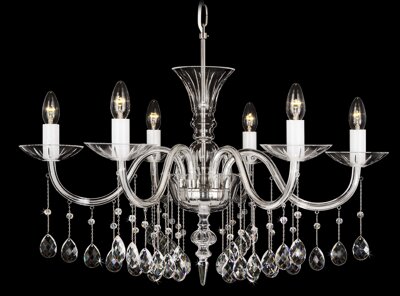 Clear Glass Chandelier LB40500658P505