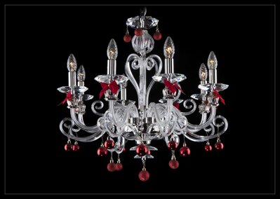 Design chandelier EL404807REDN