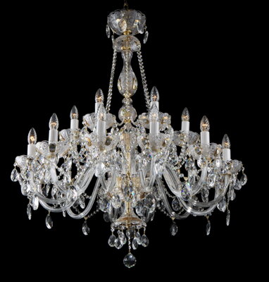 Cut glass crystal chandelier EL68612+601LI