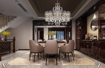 Dinner room crystal chandelier EL1381601AB3TPB