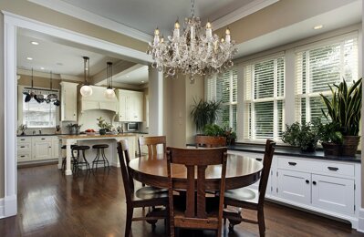 Dinner room in country style crystal chandelier EL101807PB