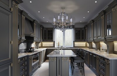 Kitchen Crystal Chandeliers L421CE