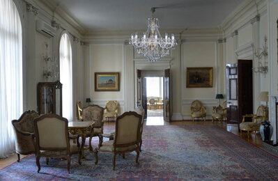 Dinner room in chateau style crystal chandelier LA016CE