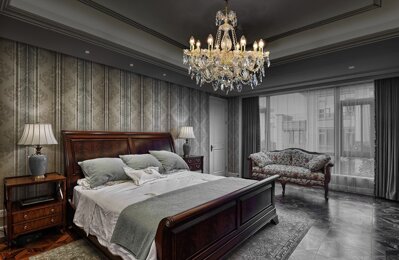Luxuriöser Kronleuchter für das Schlafzimmer im Schlossstil LW146082100G