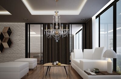Kristall Kronleuchter für Wohnzimmer im modernen Stil EL673619