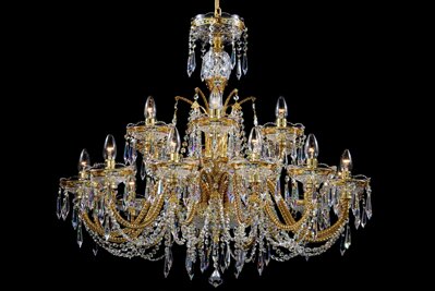 Chandelier crystal LLCH18-CRYSTAL-GOLD