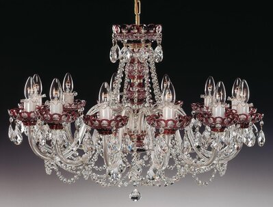 Crystal chandelier violet EL6221217